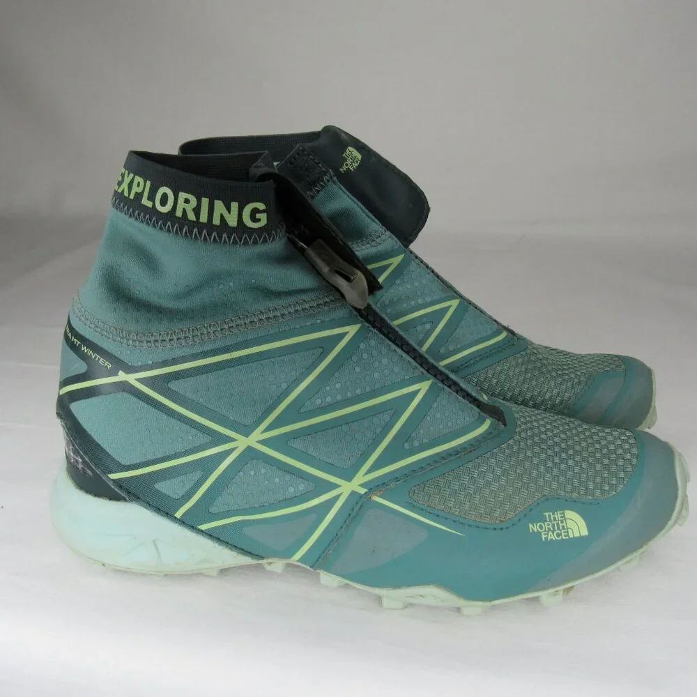 The North Face Green Ultra MT Winter Trail Running Shoes Women's 6